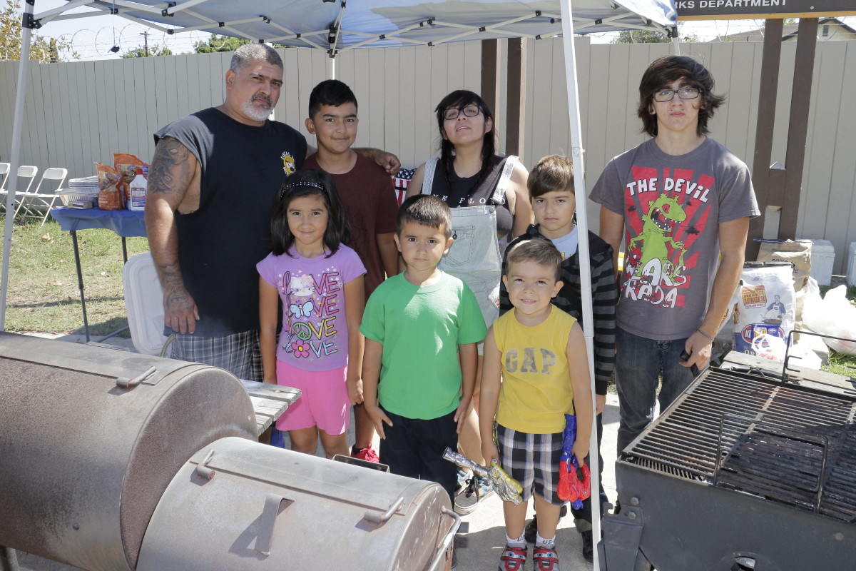 David Gonzalez and volunteers help the community